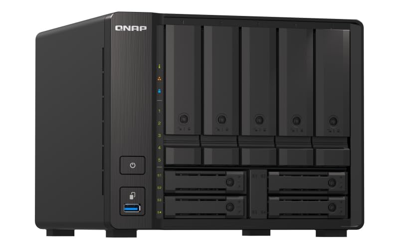 qnap-ts-h973ax-8g-serveur-nas-tower-9-baies-10gbe-amd image 4