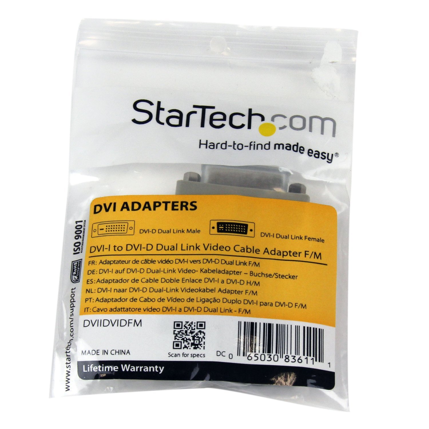 startech-com-dviidvidfm-adaptateur-c-ble-vid-o-dvi-i-vers-dvi-d-dual-link-f-m image 4