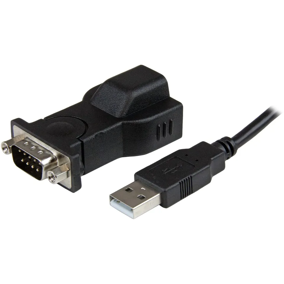 startech-com-adaptateur-usb-vers-s-rie-db9-rs232-c-ble-1-8m-icusb232d image 1