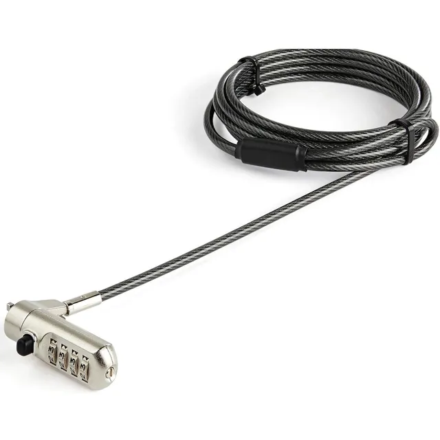 startech-com-c-ble-antivol-nano-slot-combinaison-2-m-pour-pc-portable image 1