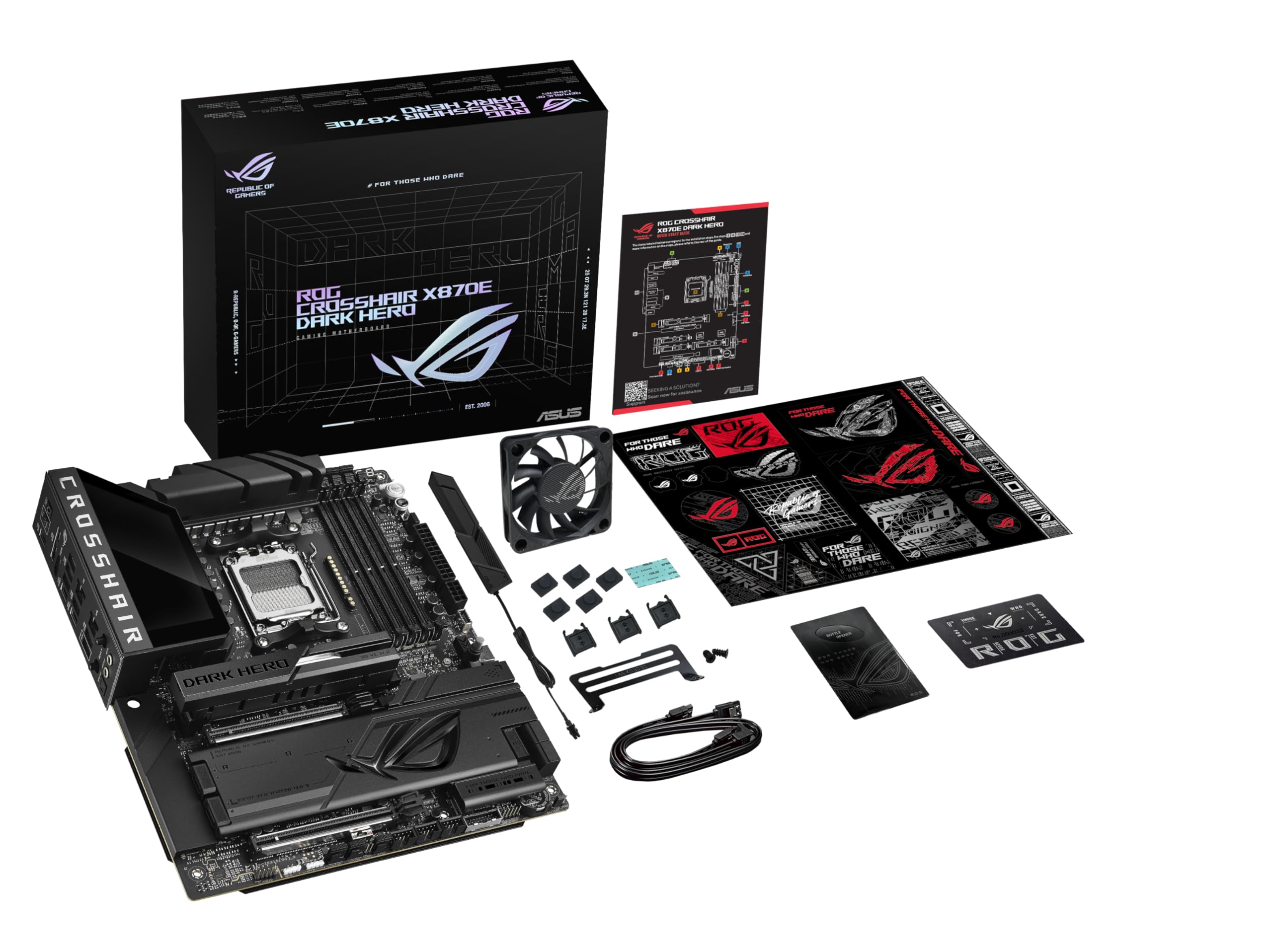asus-rog-crosshair-x870e-dark-hero-carte-m-re-atx-am5-ddr5-wifi-7 image 4