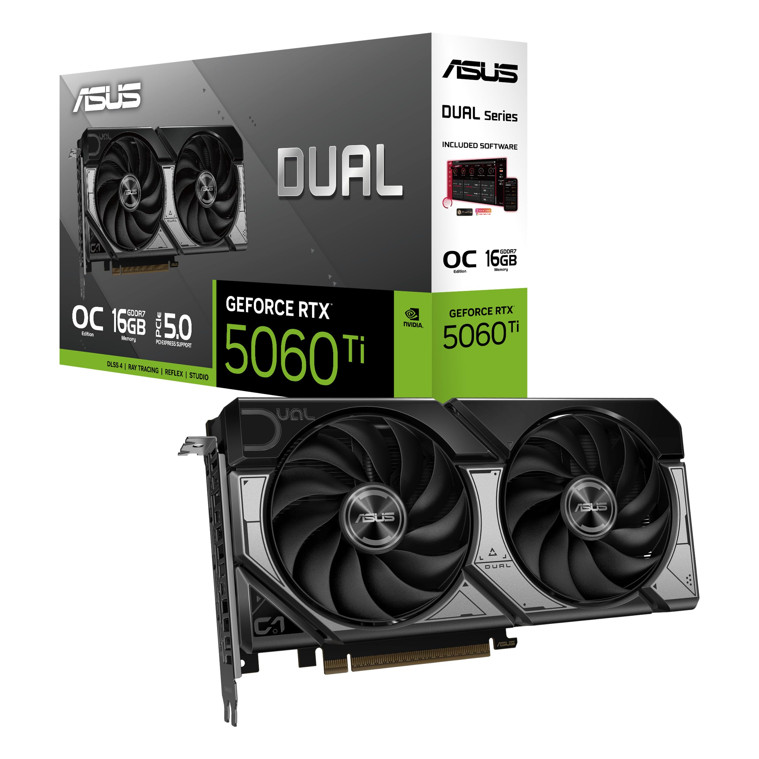 asus-rog-dual-geforce-rtx-5060-ti-16gb-gddr7-oc-edition-carte-graphique-gaming image 1