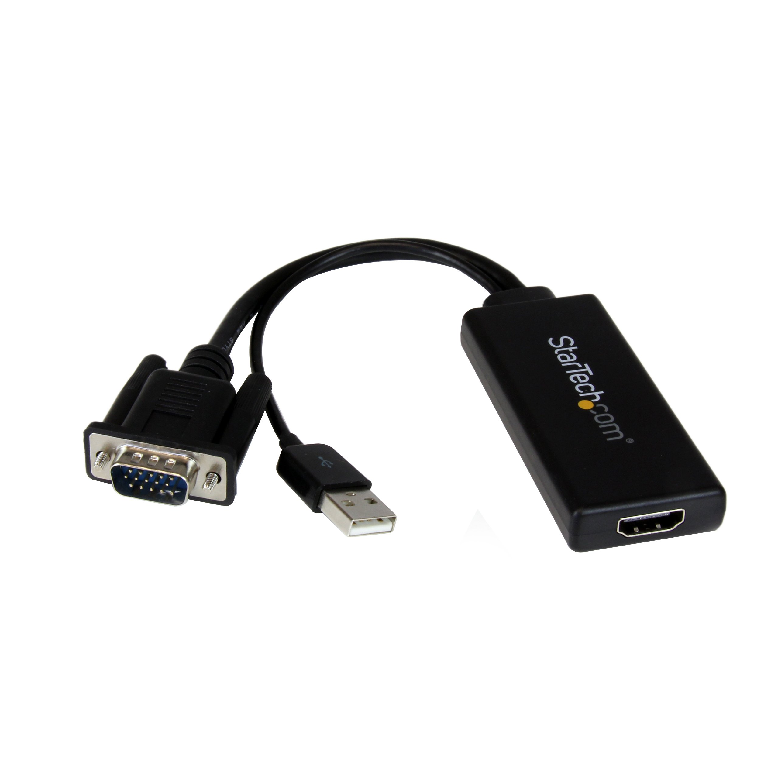 startech-com-vga2hdu-adaptateur-vga-vers-hdmi-1080p-avec-audio-usb-convertisseur image 1