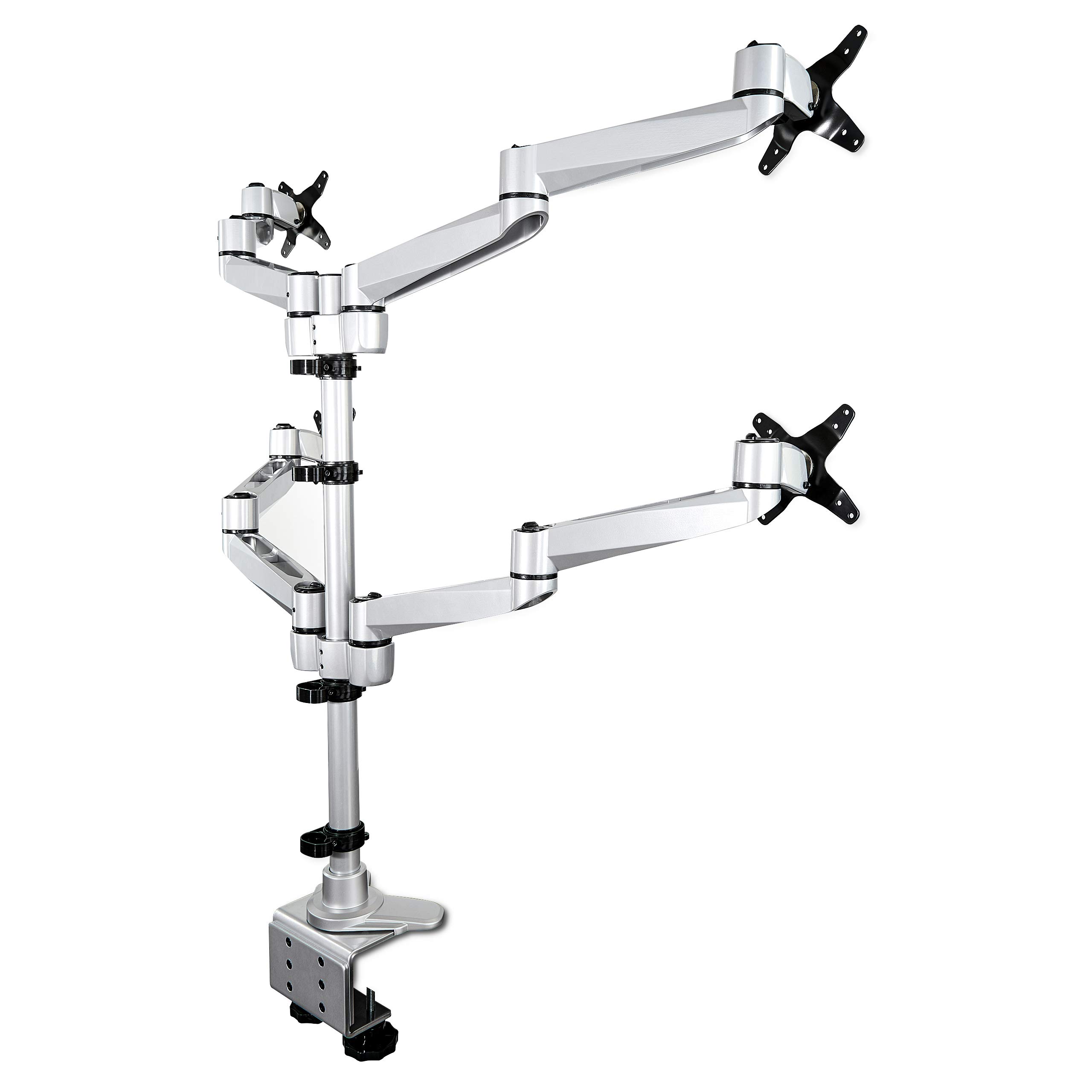 startech-com-armquadps-support-bras-4-crans-jusqu-27-vesa-aluminium-argent image 2
