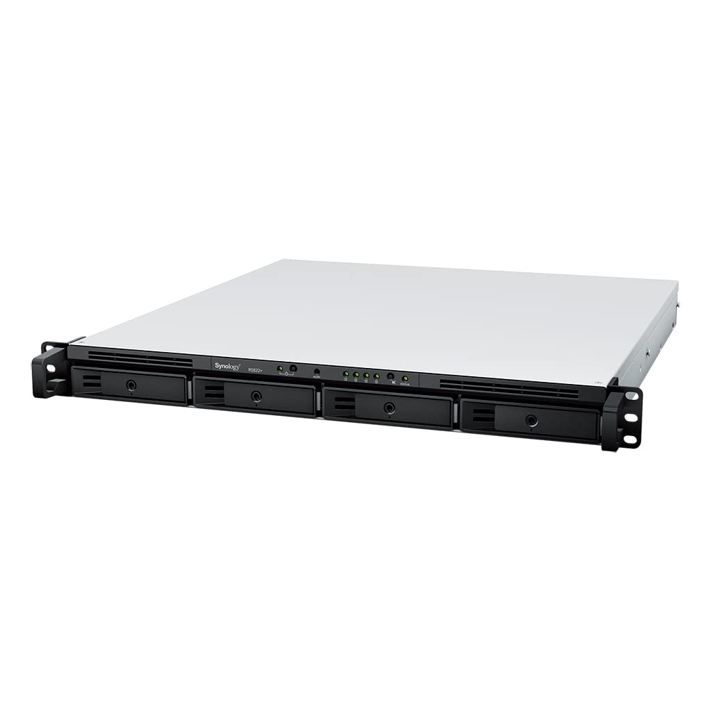 synology-rs822rp-serveur-nas-rack-1u-4-baies-ryzen-v1500b-ecc-4x-gbe image 2