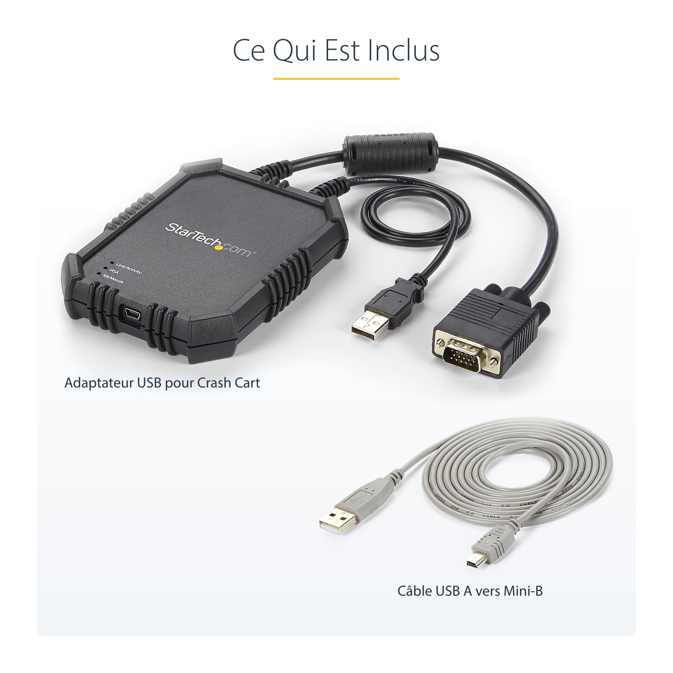 startech-com-adaptateur-crash-cart-pour-pc-portable-usb-vga-notecons02x image 8