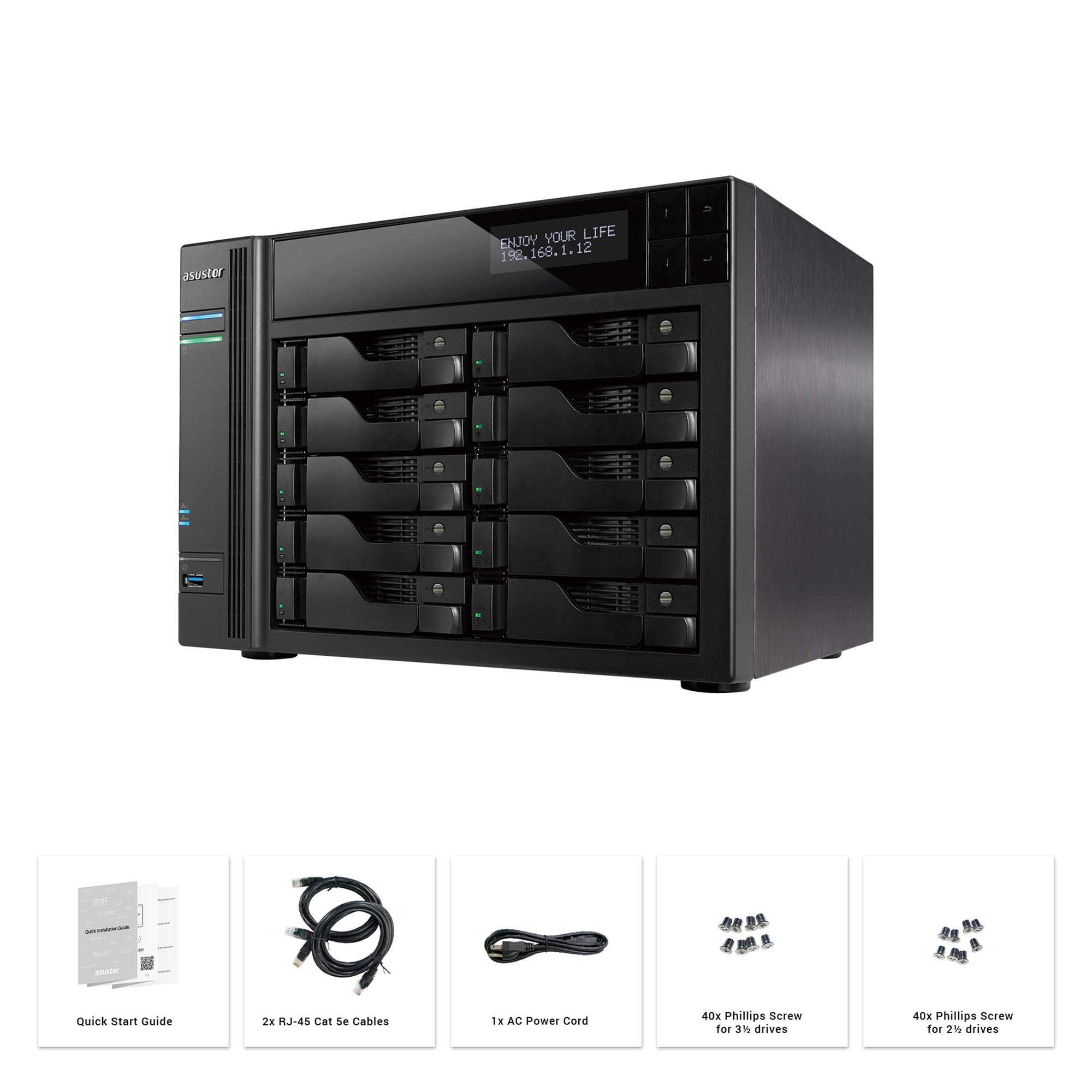 asustor-as7010t-serveur-nas-bureau-10-baies-intel-core-i5-quad-core-3-0-ghz-8-go image 4