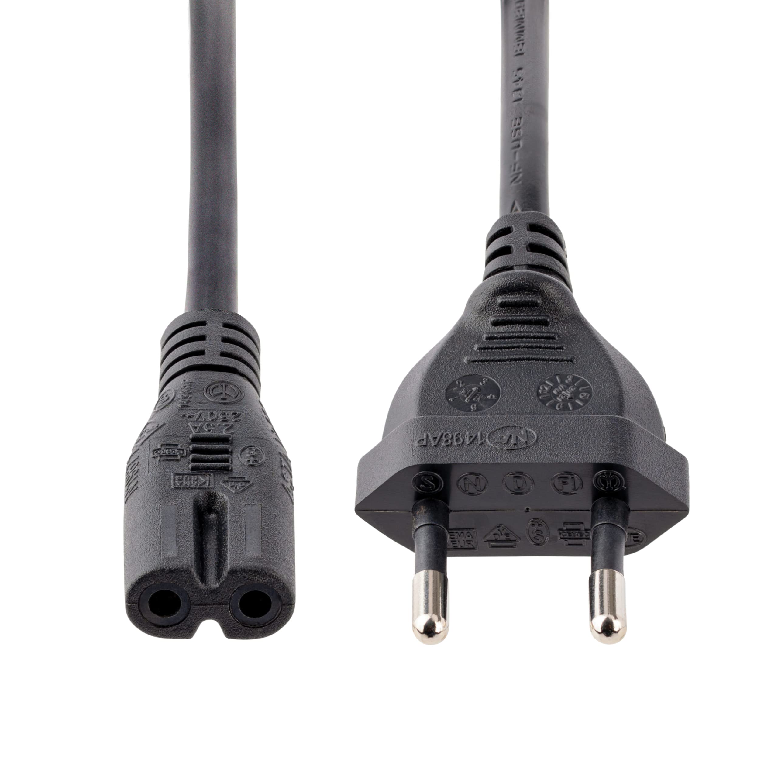 startech-com-cordon-alimentation-portable-1m-ue-vers-c7-c-ble-secteur-laptop image 4