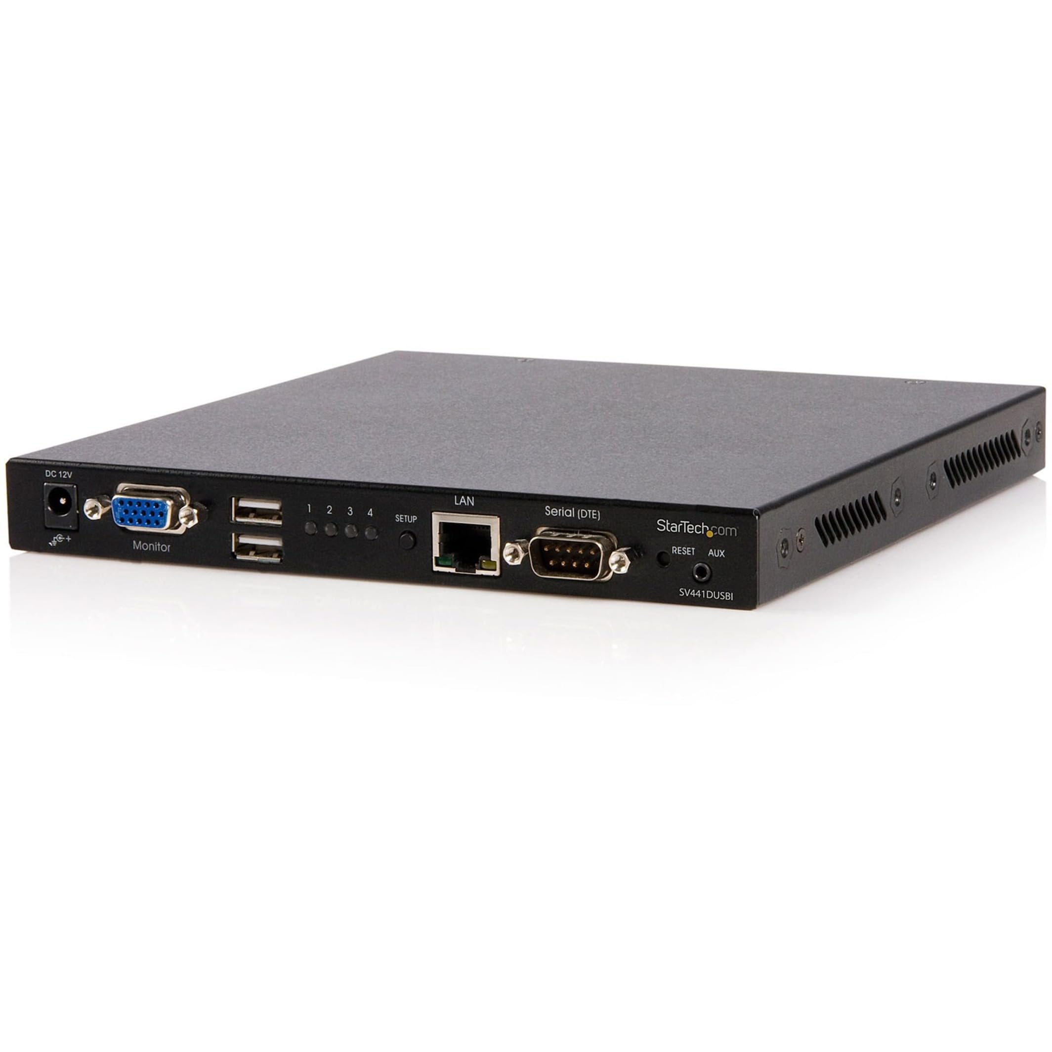 startech-com-sv441dusbi-kvm-vga-usb-sur-ip-4-ports-avec-support-virtuel image 1