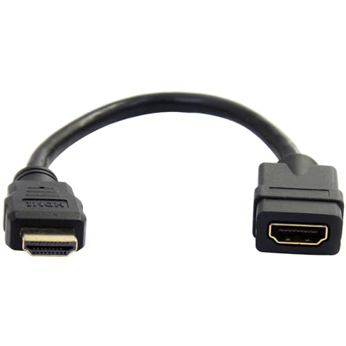 startech-com-rallonge-hdmi-4k-15-2-cm-m-f-noire-hdmiextaa6in image 3