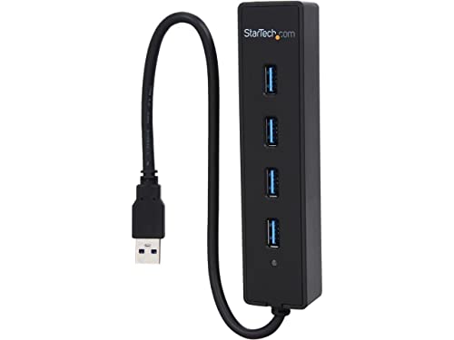 startech-com-st4300pbu3-hub-usb-3-0-4-ports-5-gb-s-c-ble-int-gr-noir image 5