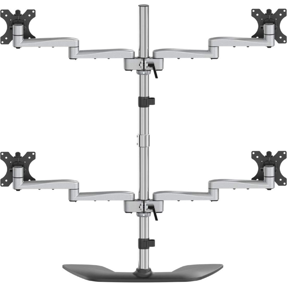 startech-com-armquadss-support-quad-pour-4-crans-jusqu-32-vesa-2x2-argent image 3