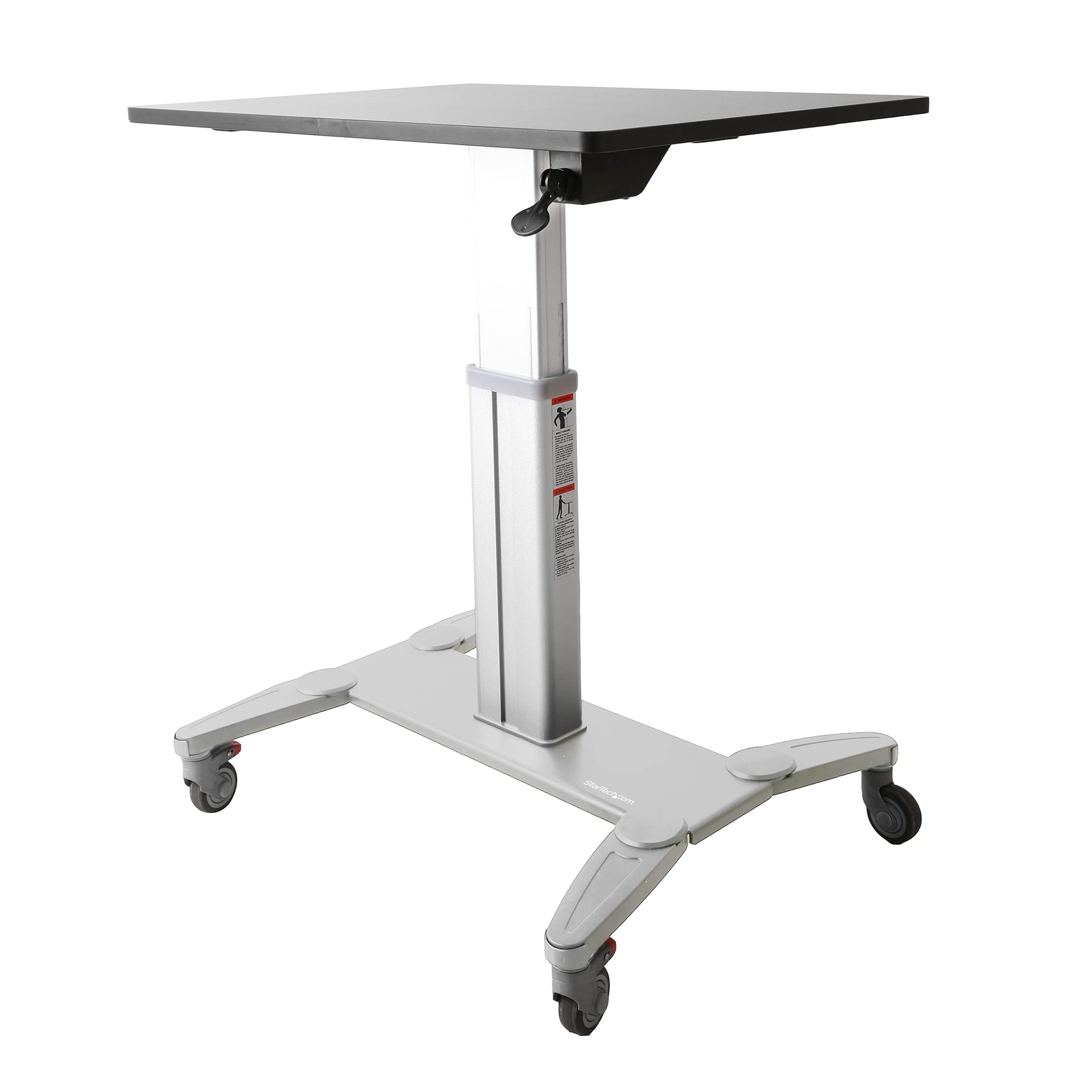 startech-com-stscart-bureau-mobile-assis-debout-roulettes-60-x-80-cm image 1