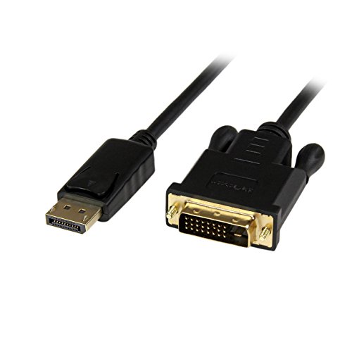 startech-com-dp2dvimm6bs-c-ble-actif-displayport-vers-dvi-d-1-8m-noir image 4