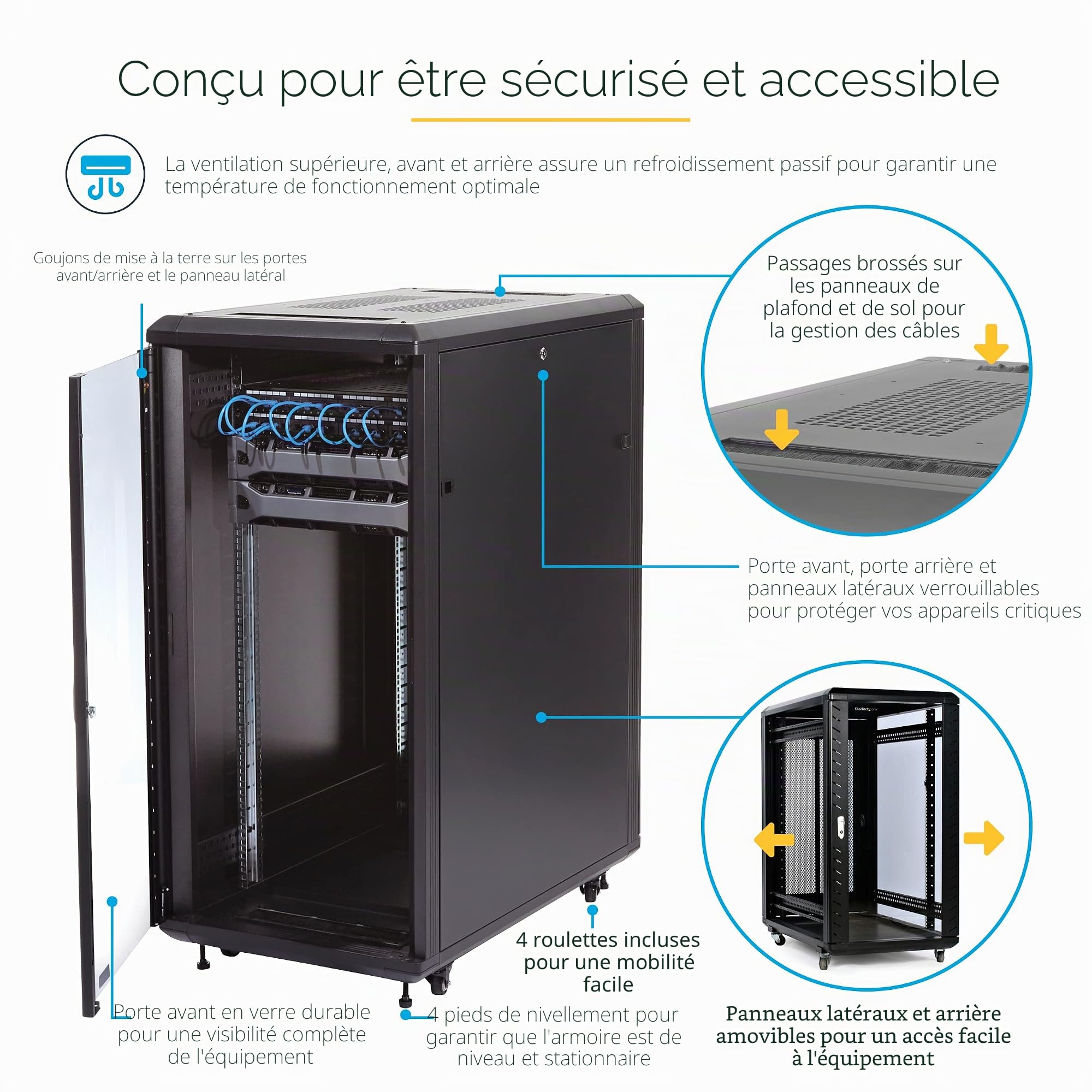 startech-com-rk3236bkf-armoire-serveur-rack-19-32u-profondeur-83-cm-800-kg image 4