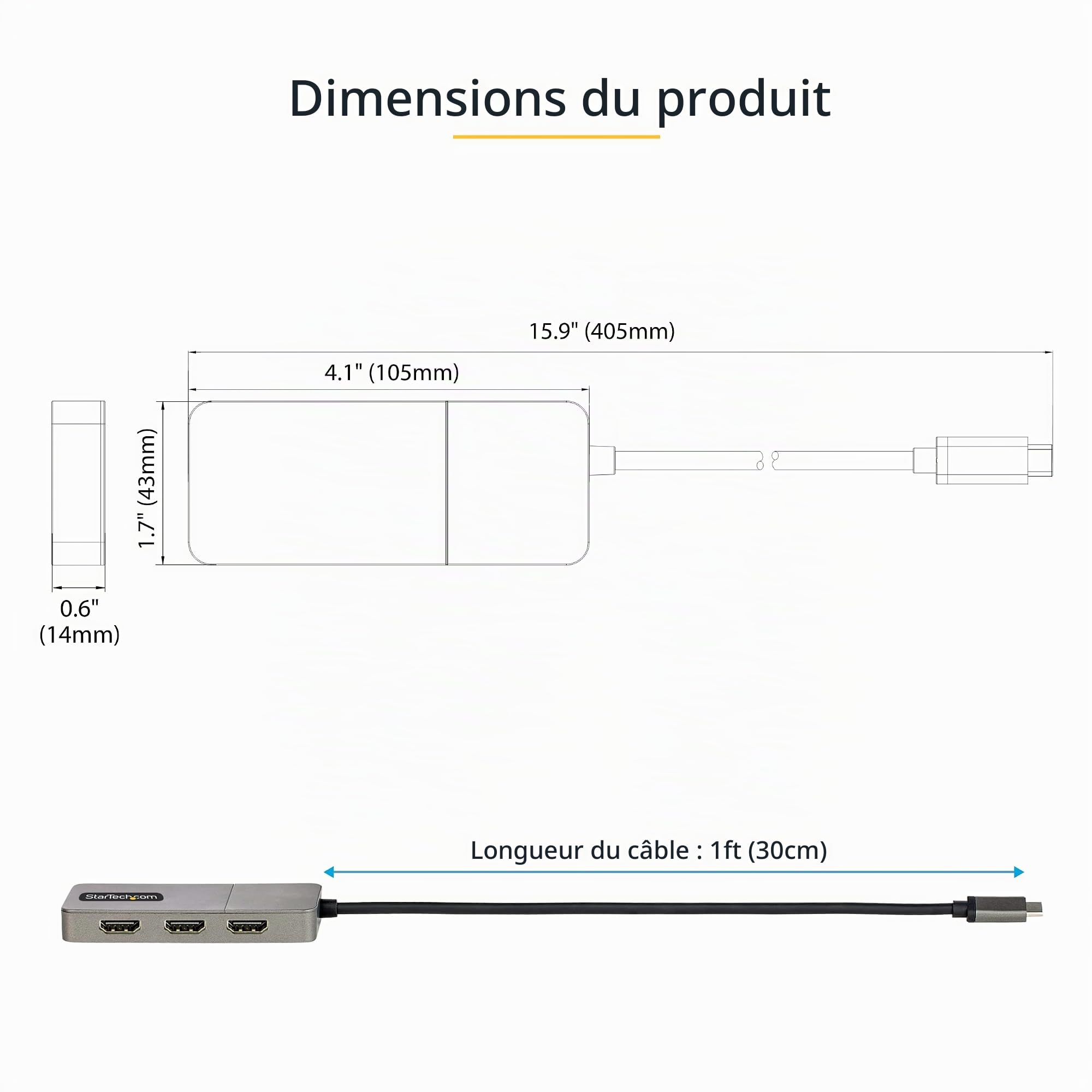 startech-com-hub-mst-usb-c-vers-triple-hdmi-4k-60-hz-hdr-dsc image 8