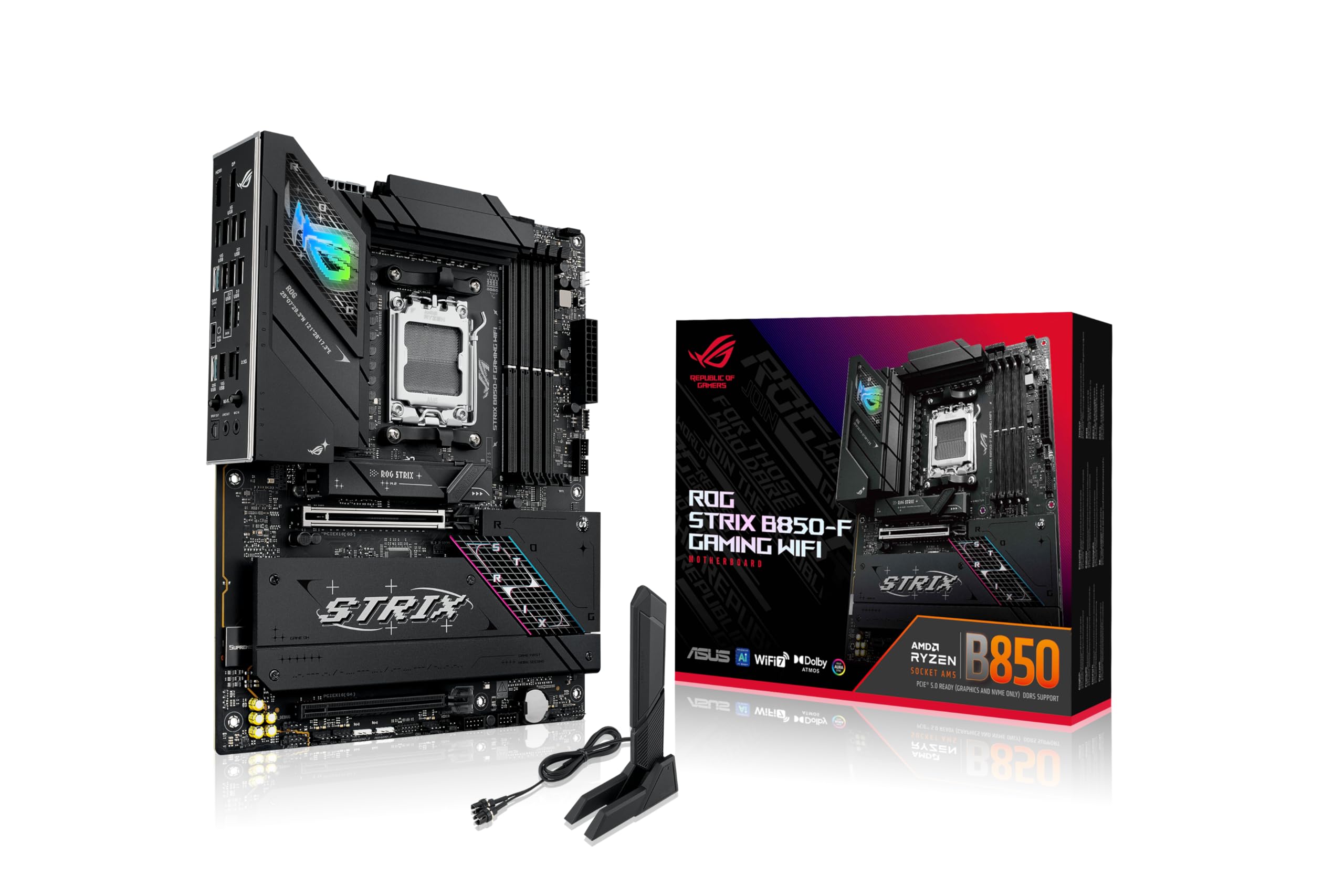 asus-rog-strix-b850-f-gaming-wifi-carte-m-re-amd-am5-atx image 1