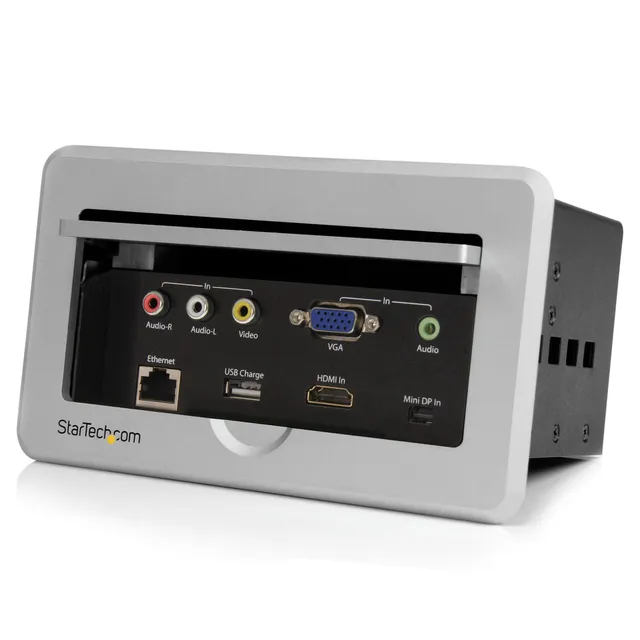 startech-com-box4hdecp-bo-tier-table-de-r-union-hdmi-vga-mini-dp-vers-hdmi-usb image 1
