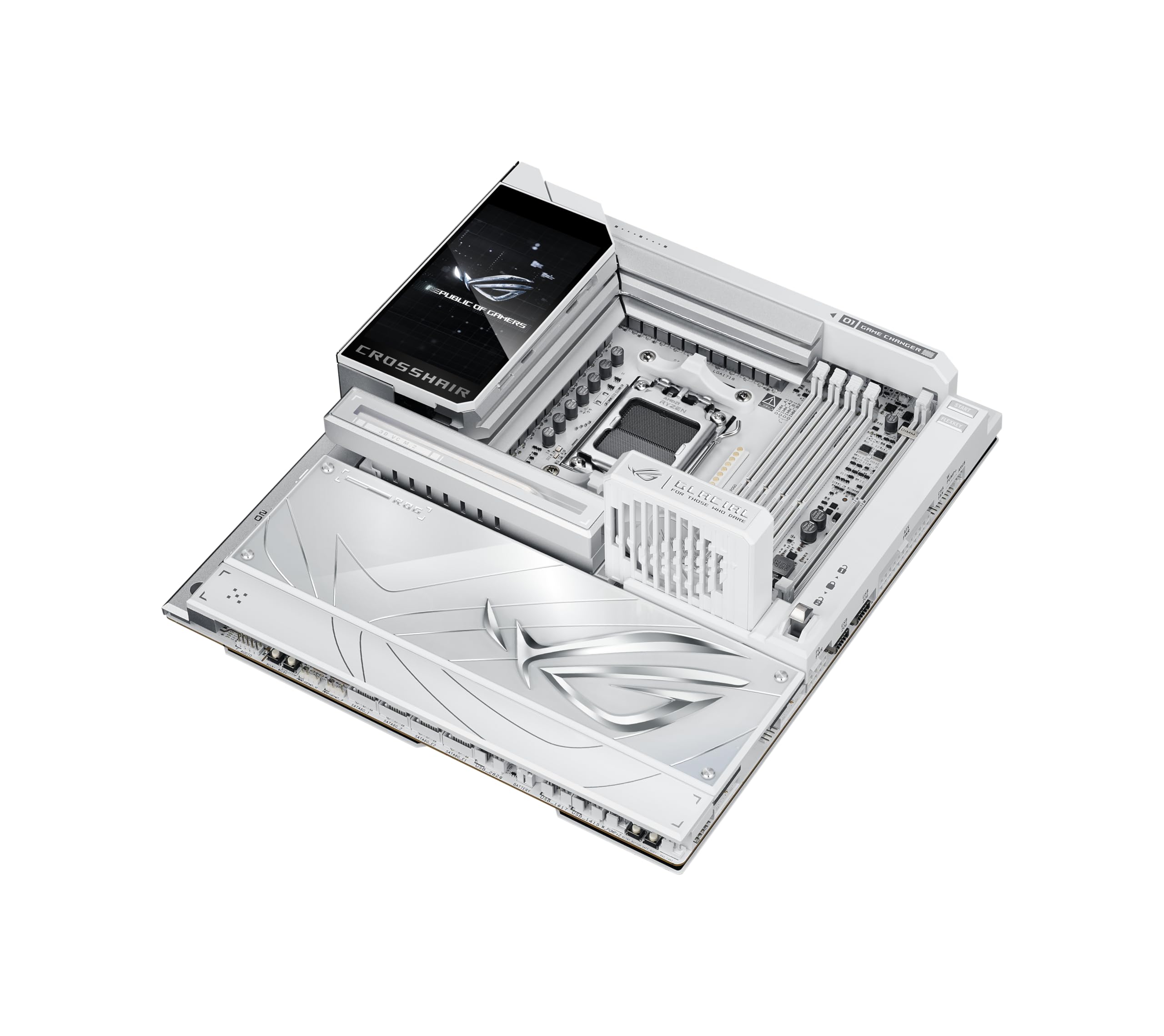 asus-rog-crosshair-x870e-glacial-carte-m-re-am5-e-atx-ddr5-wifi-7 image 5