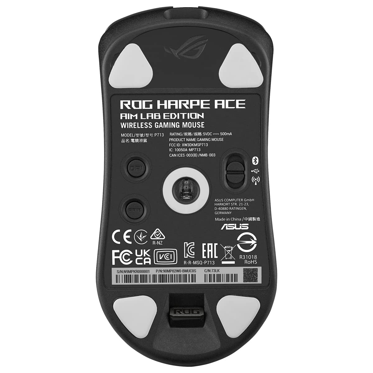 asus-rog-harpe-ace-aim-lab-edition-souris-gaming-sans-fil-54g-36000-dpi image 8