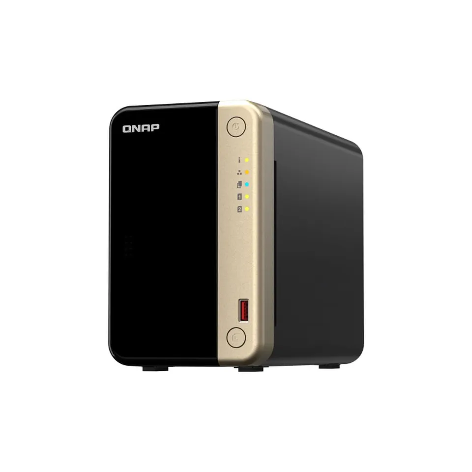 qnap-ts-264-8g-nas-2-baies-intel-celeron-quad-core-2-5gbe-hdmi-4k image 1