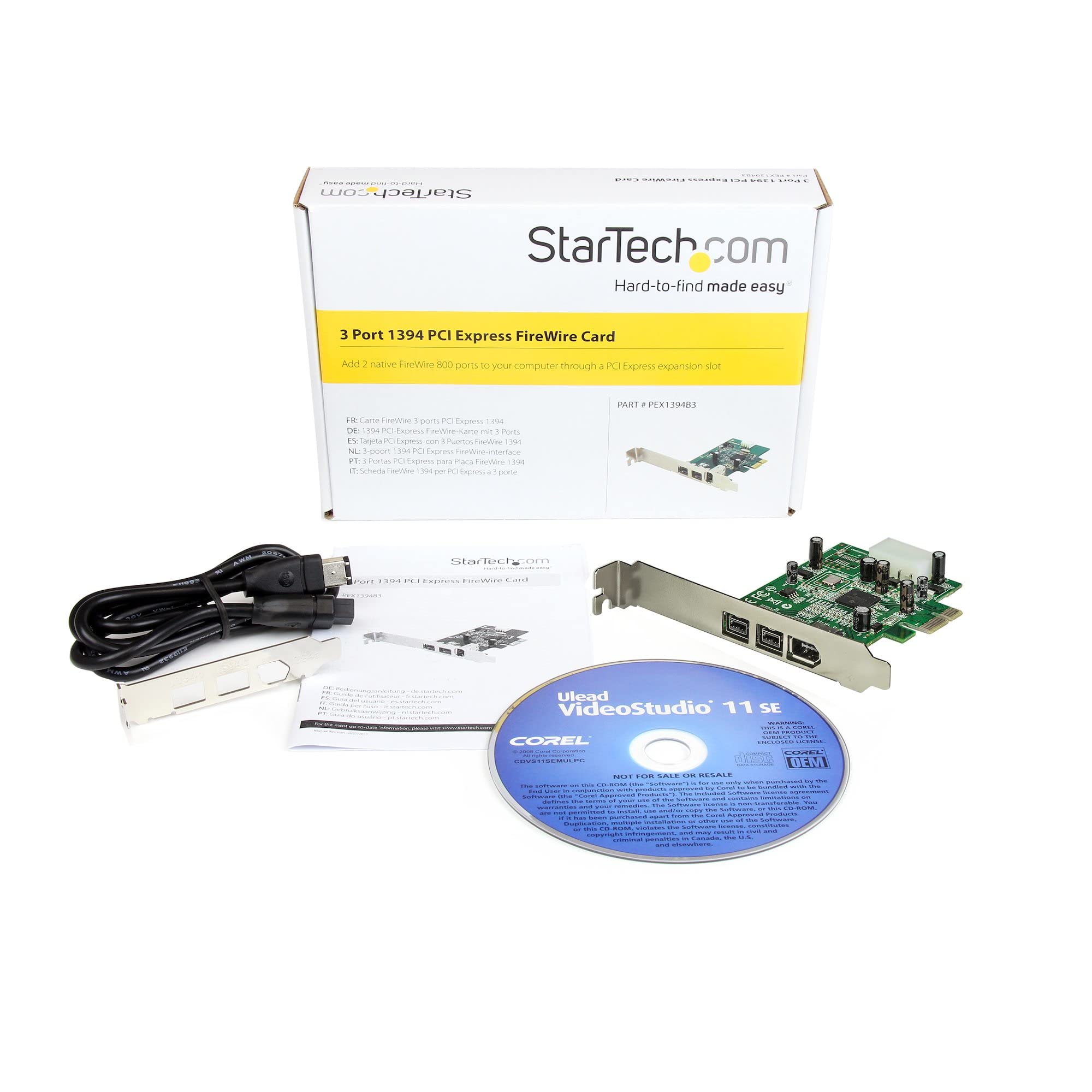 startech-com-pex1394b3-carte-pci-express-3-ports-firewire-800-400 image 4