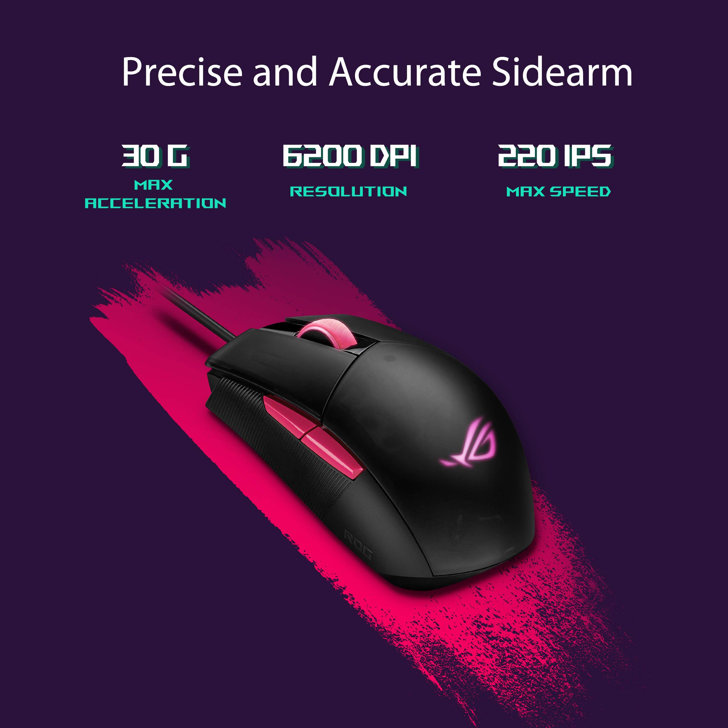 asus-rog-strix-impact-ii-electro-punk-souris-gaming-6200-dpi image 3