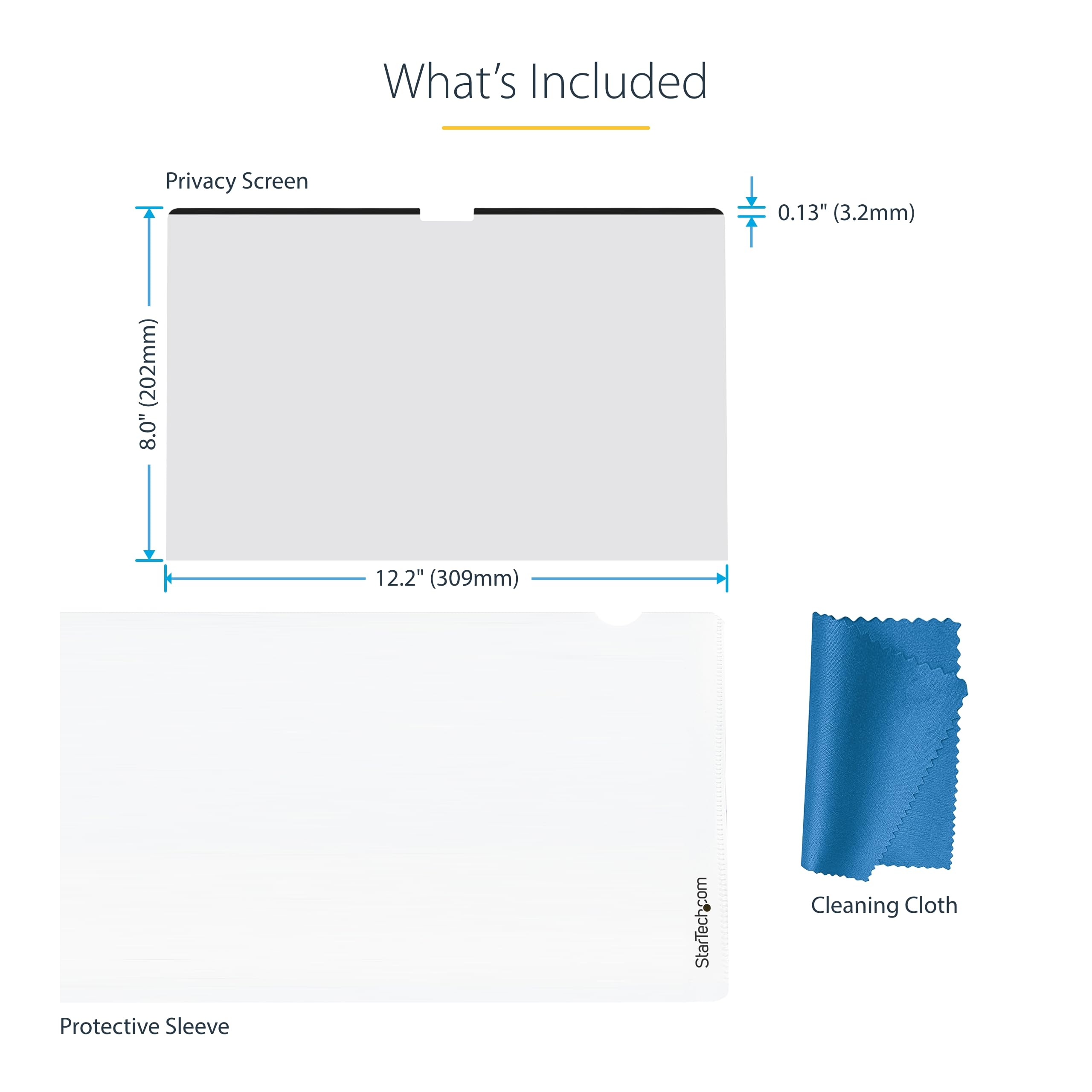 startech-com-filtre-de-confidentialit-macbook-pro-14-m1-m5-privacy-screen-series image 7