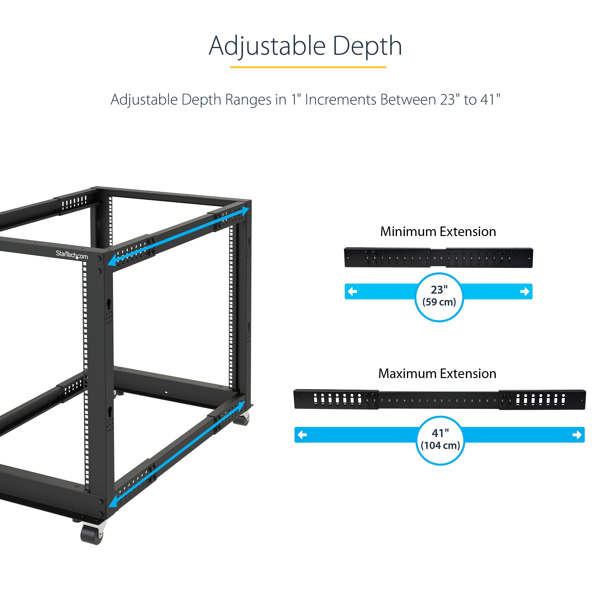 startech-com-rack-serveur-18u-4-montants-ouvert-mobile-19-101cm-544kg image 3