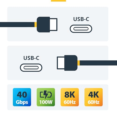 startech-com-c-ble-thunderbolt-4-actif-2-m-usb-c-40-gbps-100w-pd-8k-noir image 8