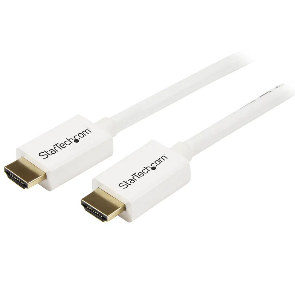 startech-com-c-ble-hdmi-haute-vitesse-ultra-hd-4kx2k-2-m-blanc-m-m-cl3-s-rie-st1 image 1