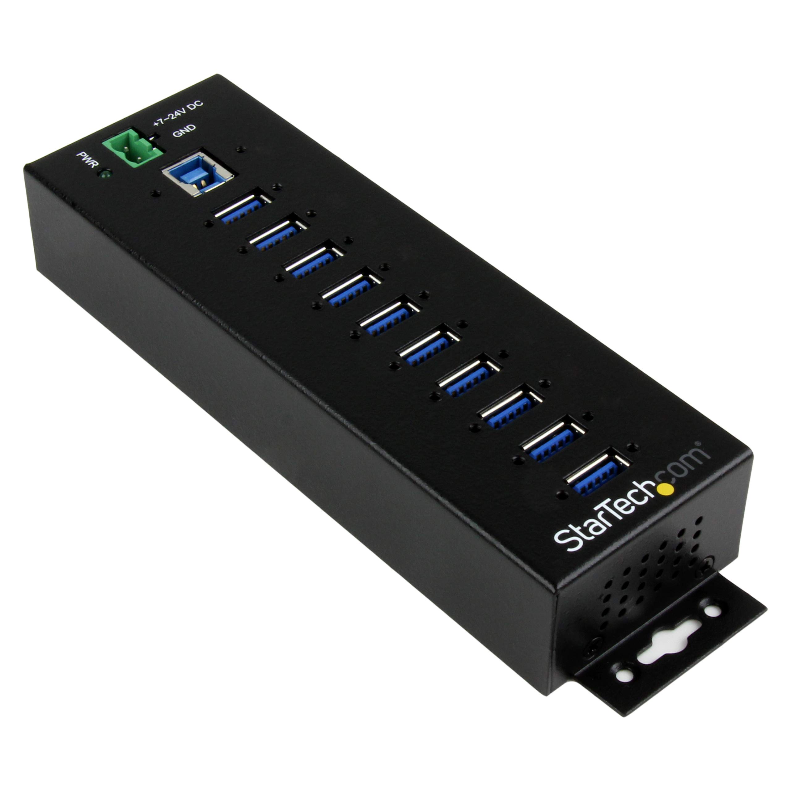 startech-com-hub-industriel-usb-3-0-7-ports-5gbps-m-tal-hb30a7ame image 7