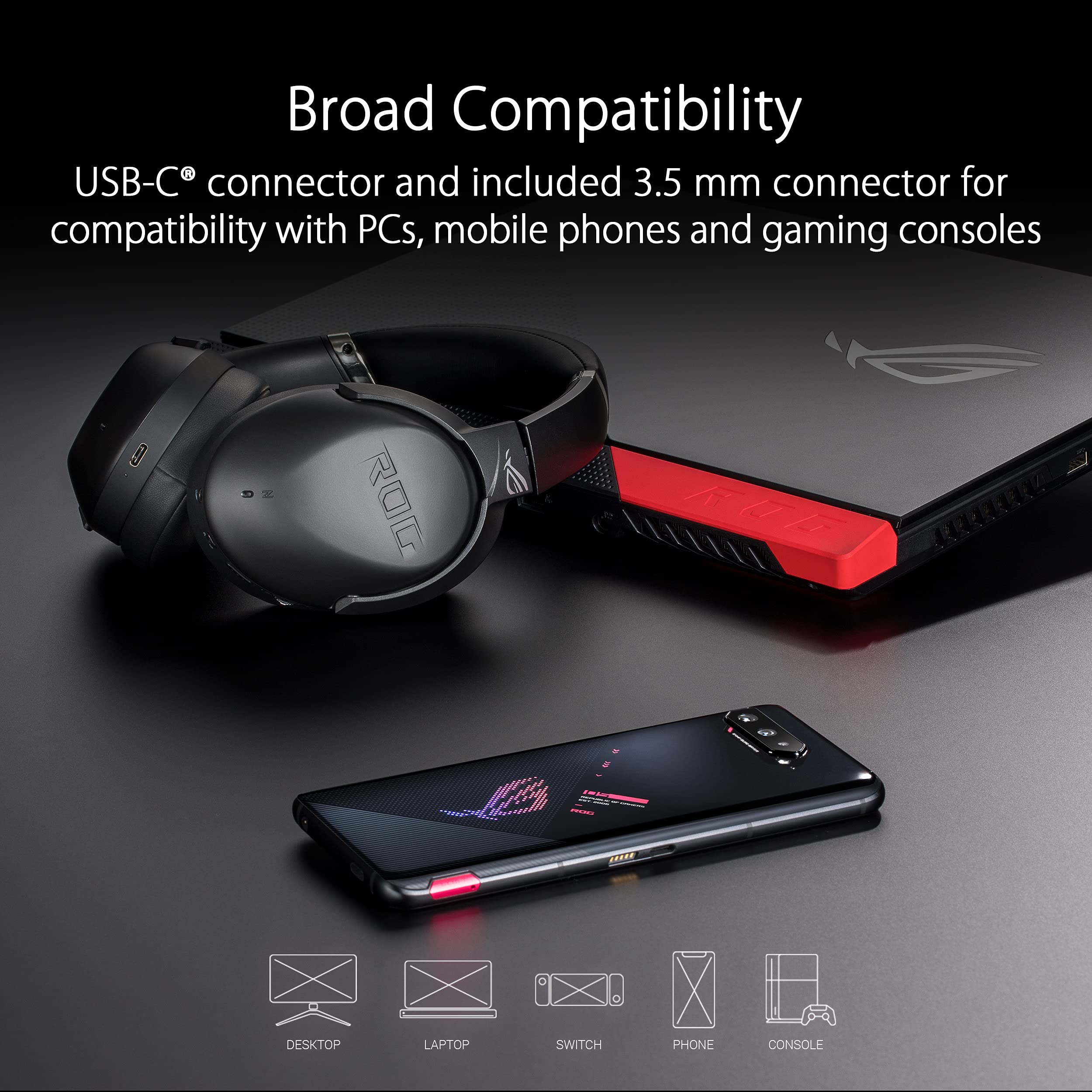 asus-rog-strix-go-bt-casque-gamer-sans-fil-bluetooth-anc-aptx image 4