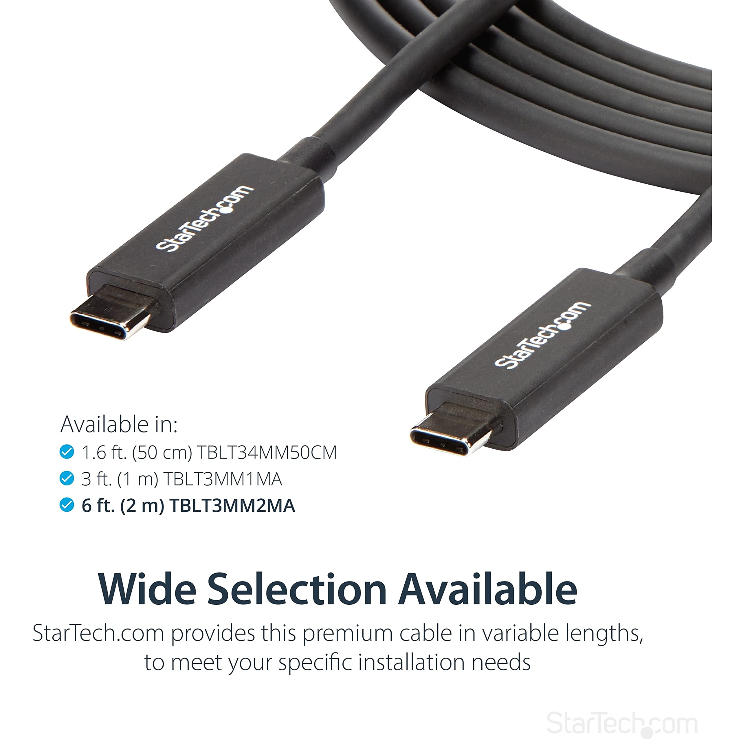 startech-com-c-ble-thunderbolt-3-actif-2-m-40-gbps-100w-pd-usb-c image 5