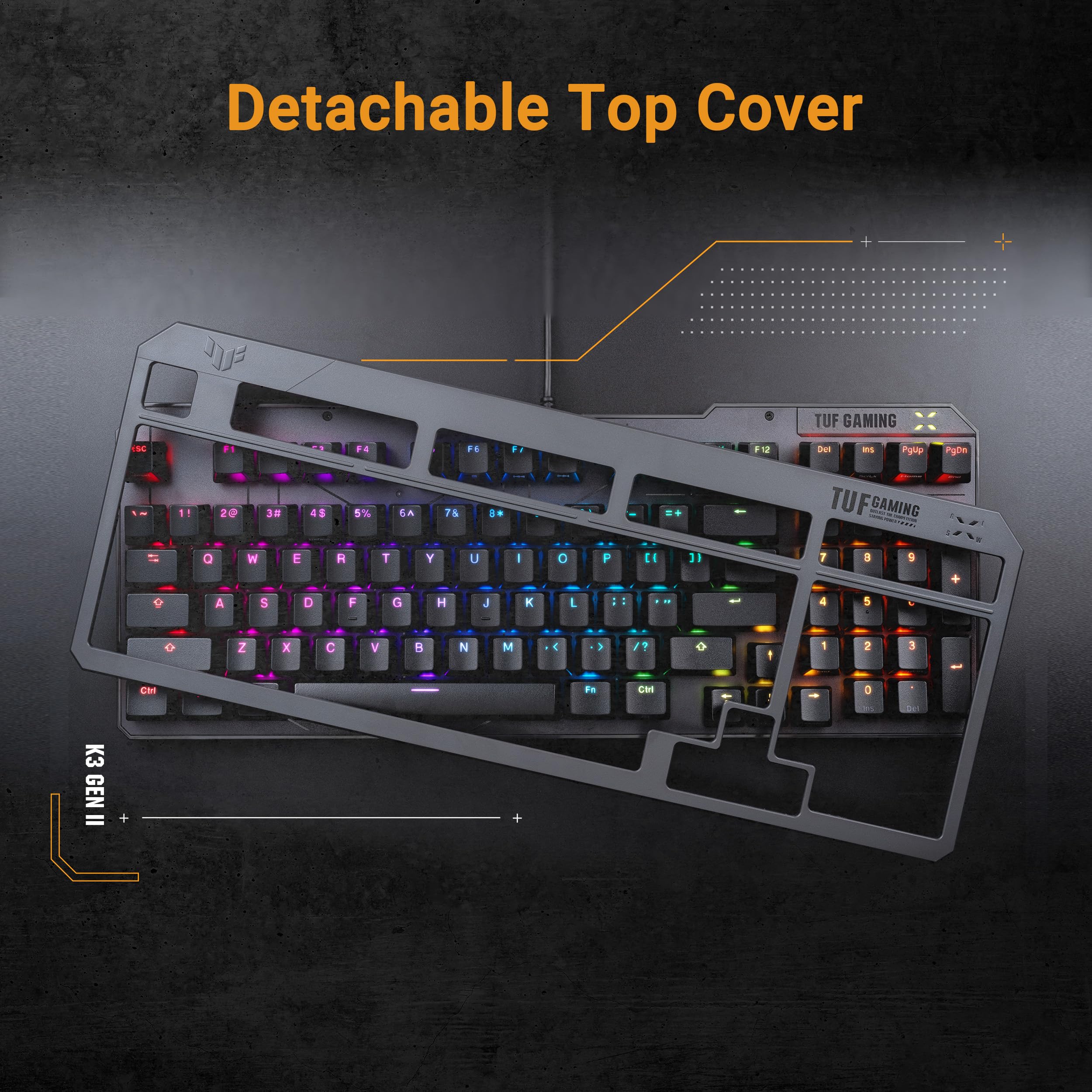 asus-rog-tuf-gaming-k3-gen-ii-clavier-gaming-compact-97-touches-azerty-ip57 image 6