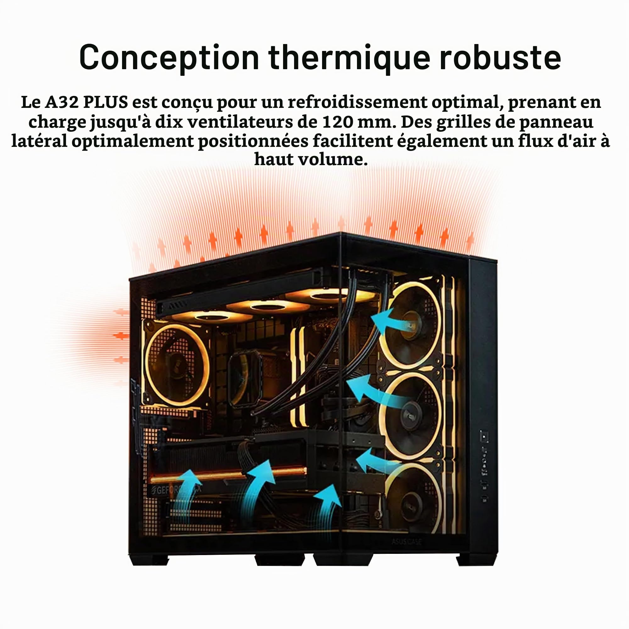 asus-a32-plus-atx-bo-tier-double-chambre-verre-tremp-360mm-420mm-4-ventilateurs- image 3