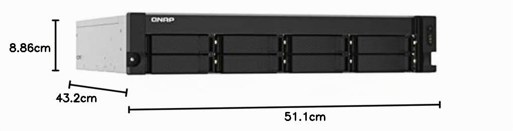 qnap-ts-832pxu-rp-nas-rack-8-baies-10gbe-sfp-2-5gbe image 2