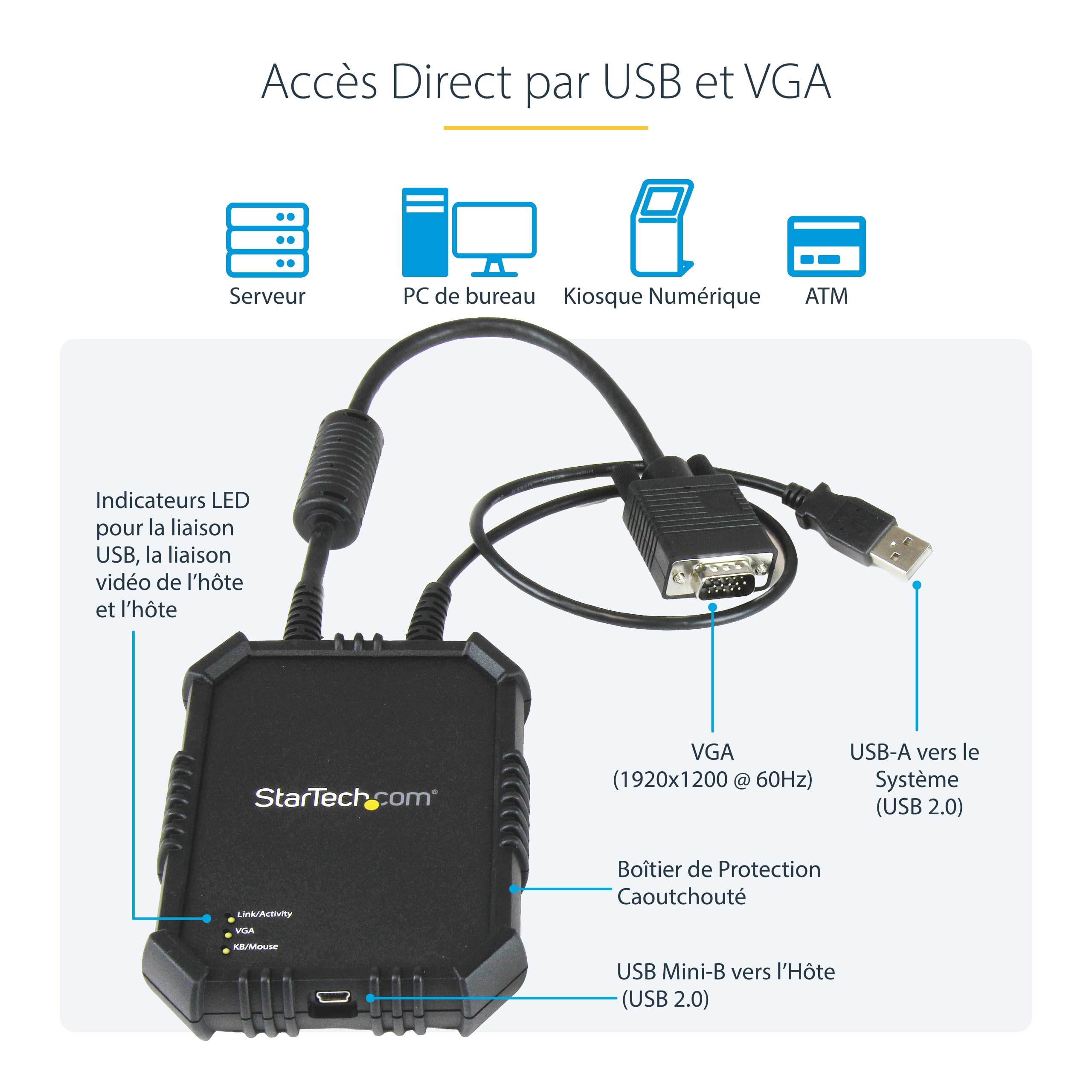 startech-com-adaptateur-crash-cart-pour-pc-portable-usb-vga-notecons02x image 3