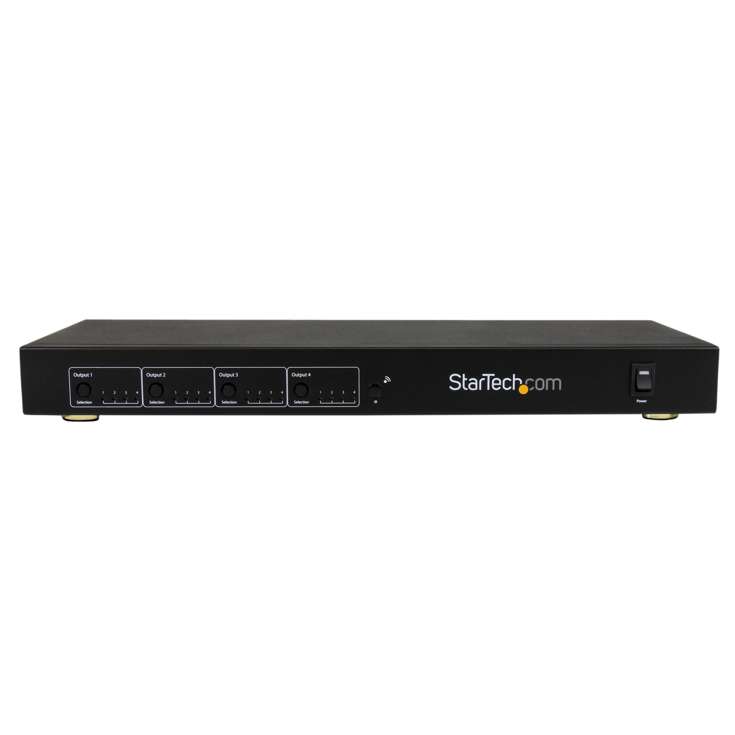 startech-com-st424hdbt-switch-matrice-4x4-hdmi-hdbaset-sur-cat5-6-70m-1080p image 2