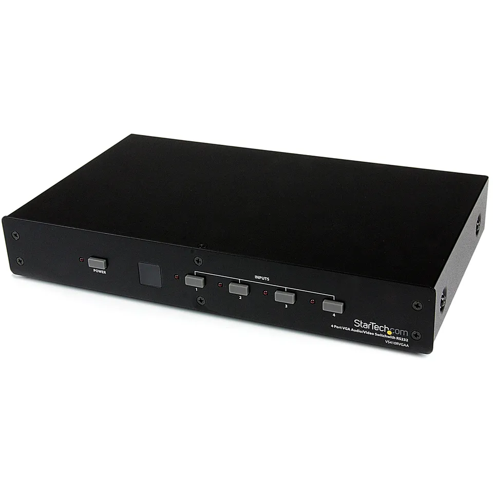 startech-com-commutateur-vga-4-ports-avec-contr-le-rs232-vs410rvgaa image 1