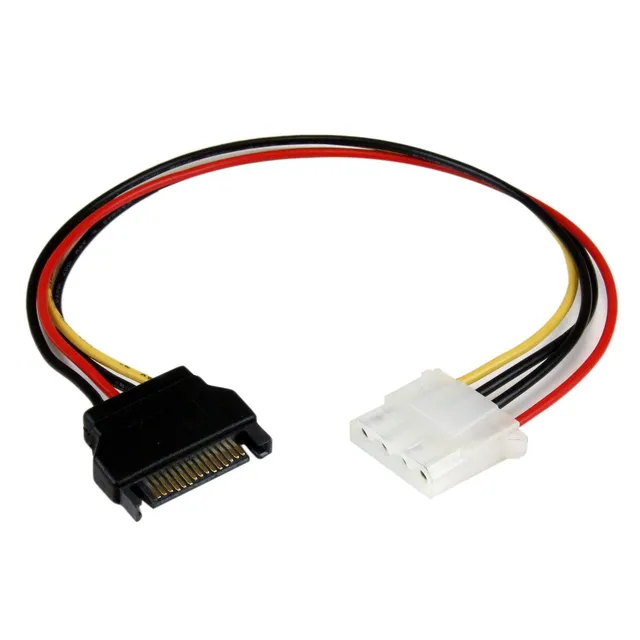 startech-com-c-ble-adaptateur-alimentation-sata-vers-lp4-30-cm-lp4satafm12 image 1