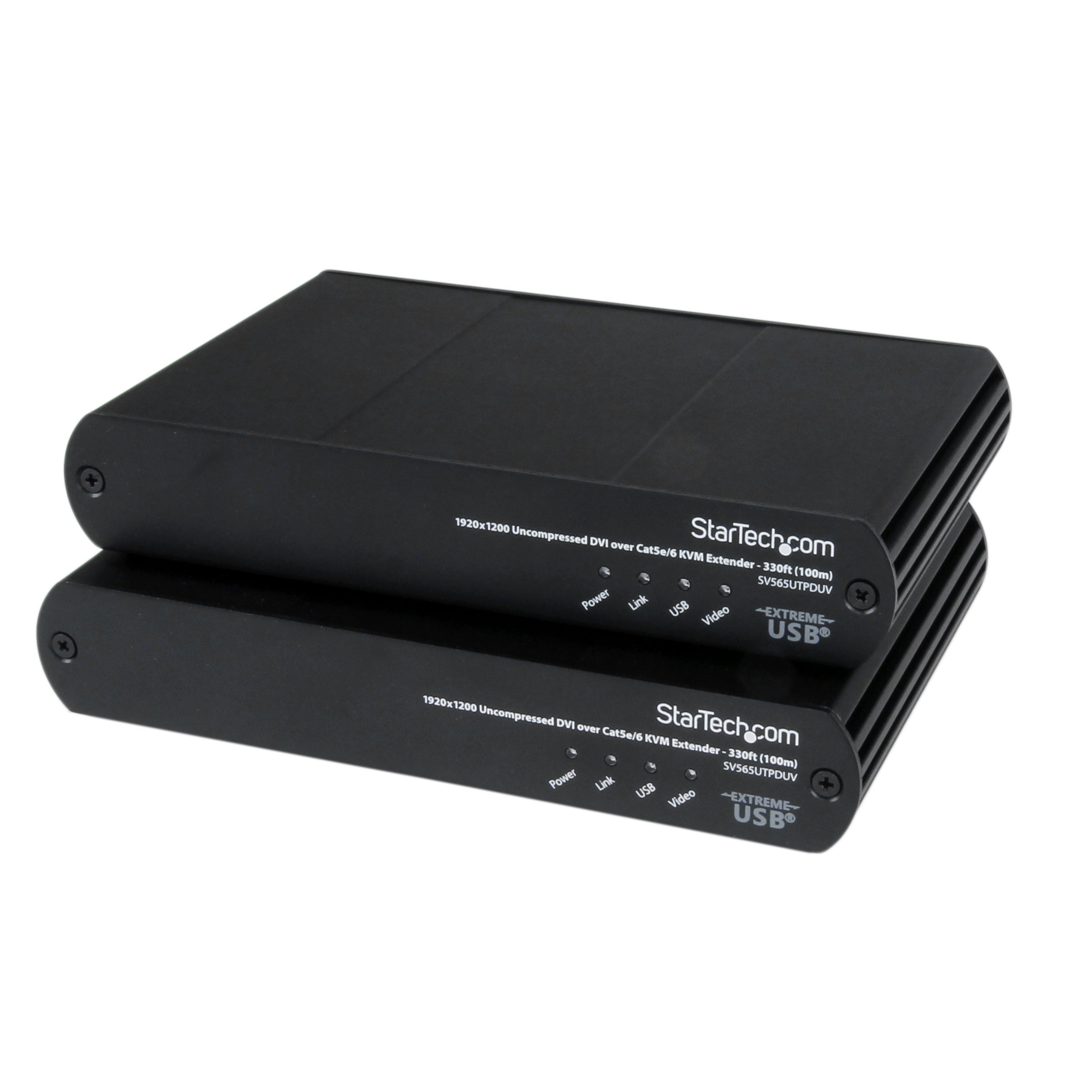 startech-com-sv565utpduv-extendeur-console-kvm-usb-dvi-sur-cat5e-6-100m image 1