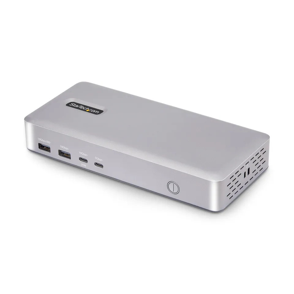 startech-com-dock-usb4-double-4k-120hz-8k-hdmi-100w-2-5-gbe-sans-pilote image 1