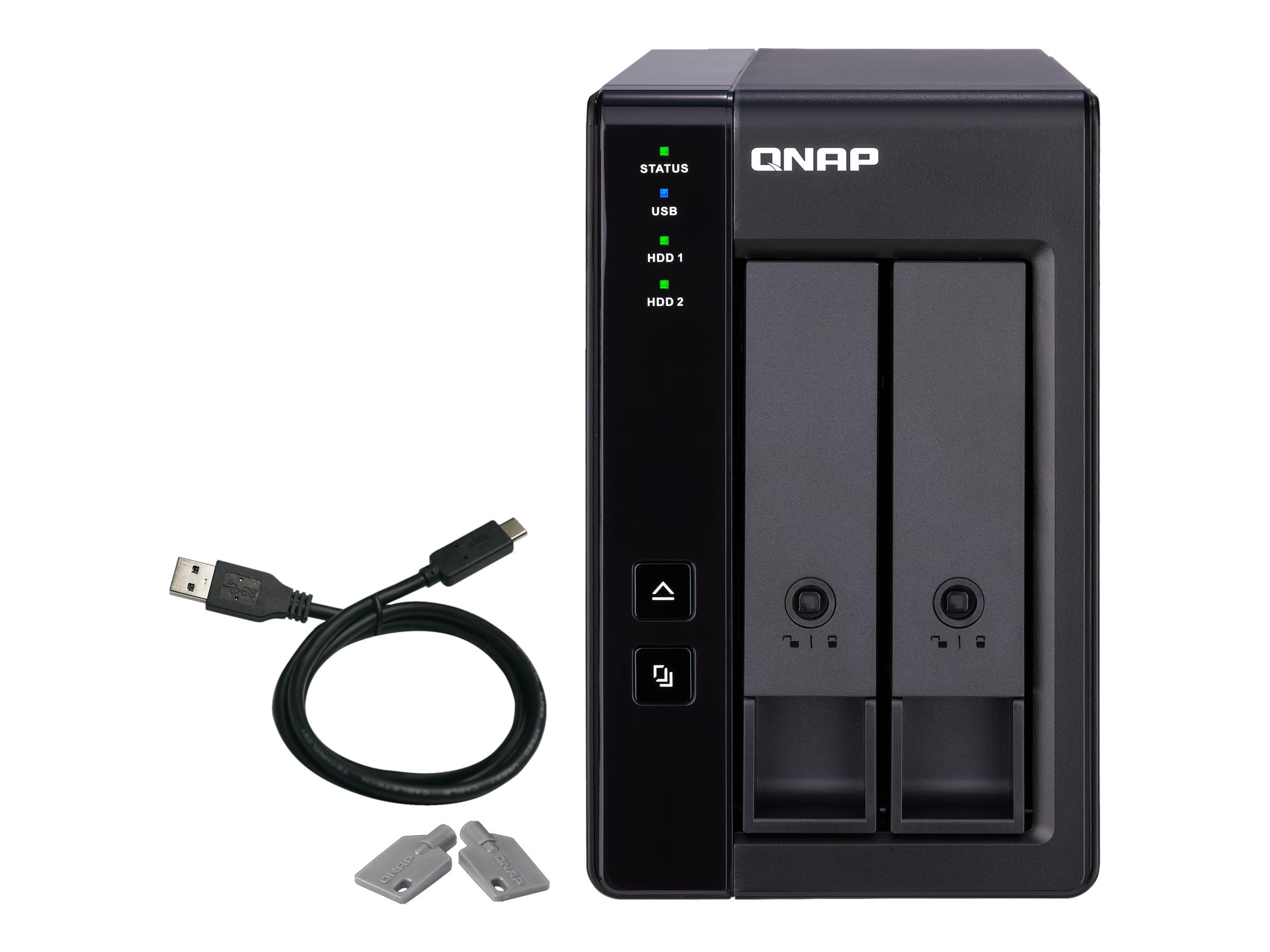 qnap-tr-002-bo-tier-raid-externe-2-baies-usb-c-3-1-gen2 image 2