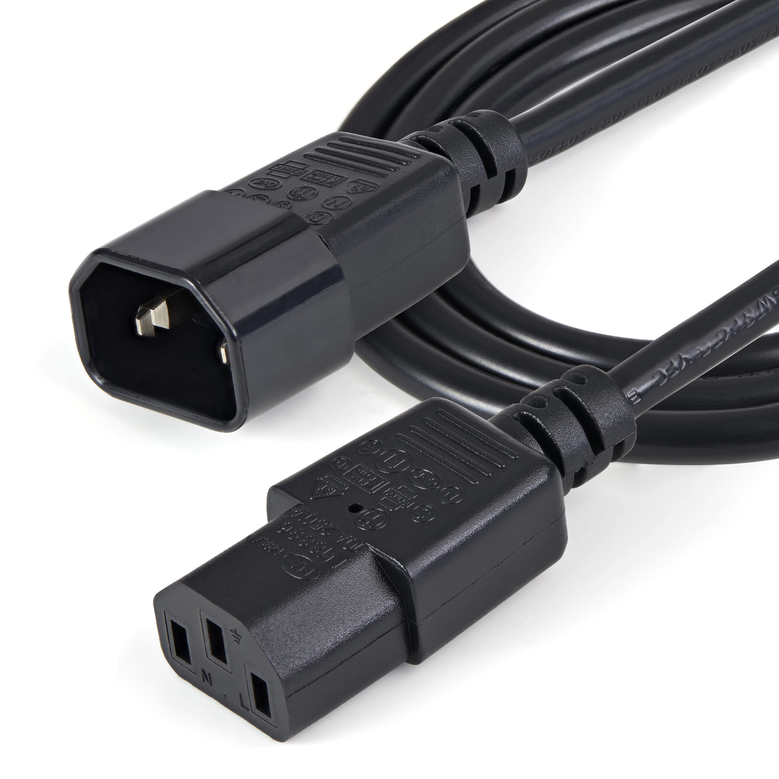 startech-com-pxt1001m-c-ble-d-extension-d-alimentation-c13-vers-c14-1-m image 4