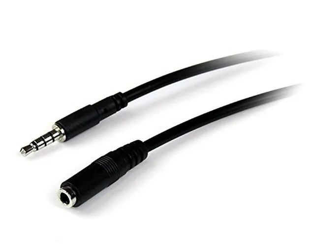 startech-com-c-ble-extension-casque-trrs-3-5mm-1m-m-f-muhsmf1m image 1