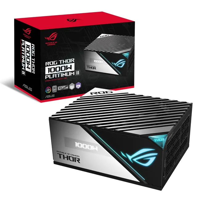 asus-rog-thor-1000w-platinum-ii-bloc-d-alimentation-modulaire-atx image 1