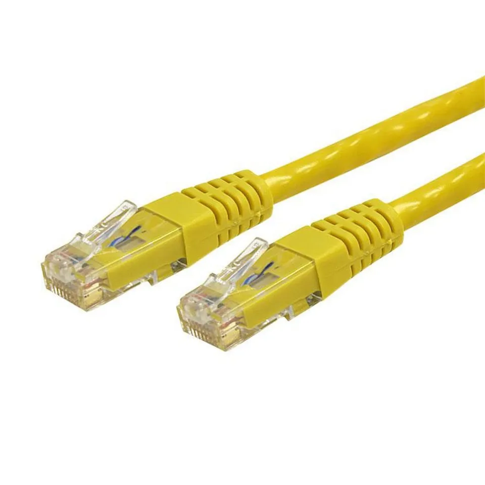 startech-com-c6pat15myl-cordon-r-seau-cat6-rj45-15-m-jaune image 1