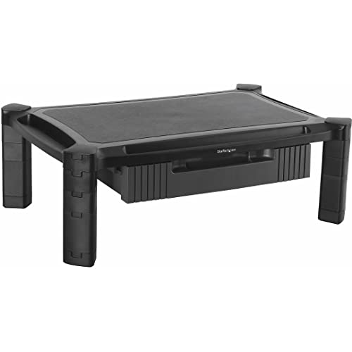 startech-com-monstadjdl-rehausseur-d-cran-r-glable-avec-tiroir-13-32-10-kg image 2