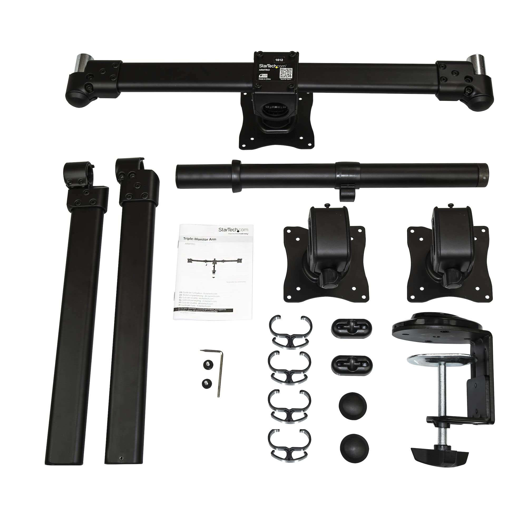 startech-com-support-bras-3-crans-armtrio-vesa-75-100-jusqu-27-8-kg image 3